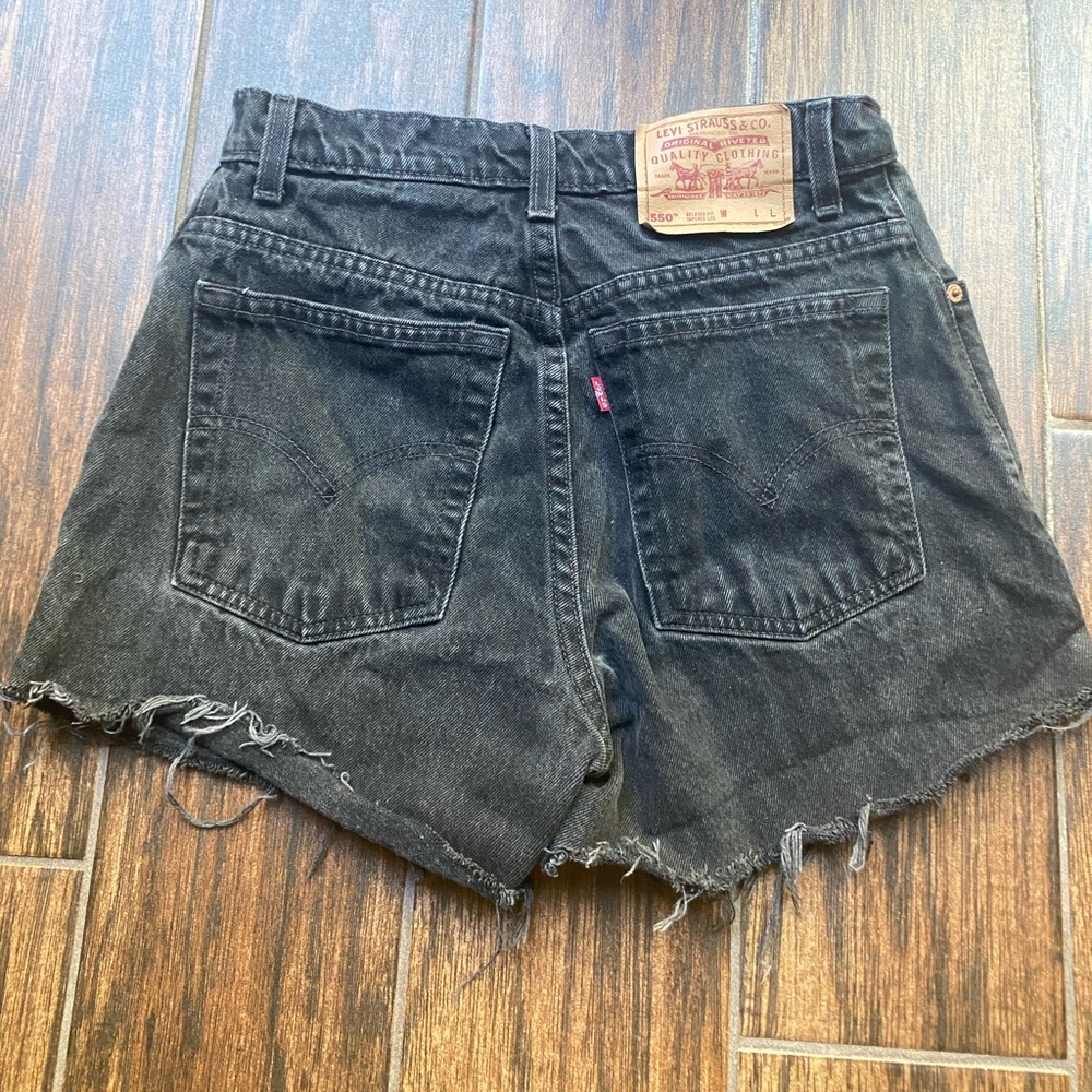 Levi’s Black Denim Shorts